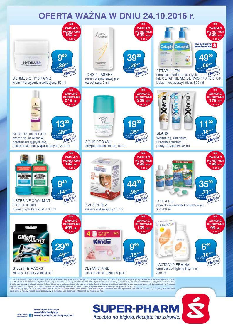 Gazetka promocyjna Superpharm do 24/10/2016 str.4