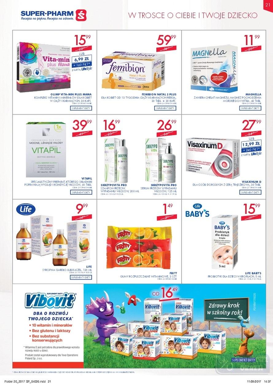 Gazetka promocyjna Superpharm do 27/09/2017 str.21