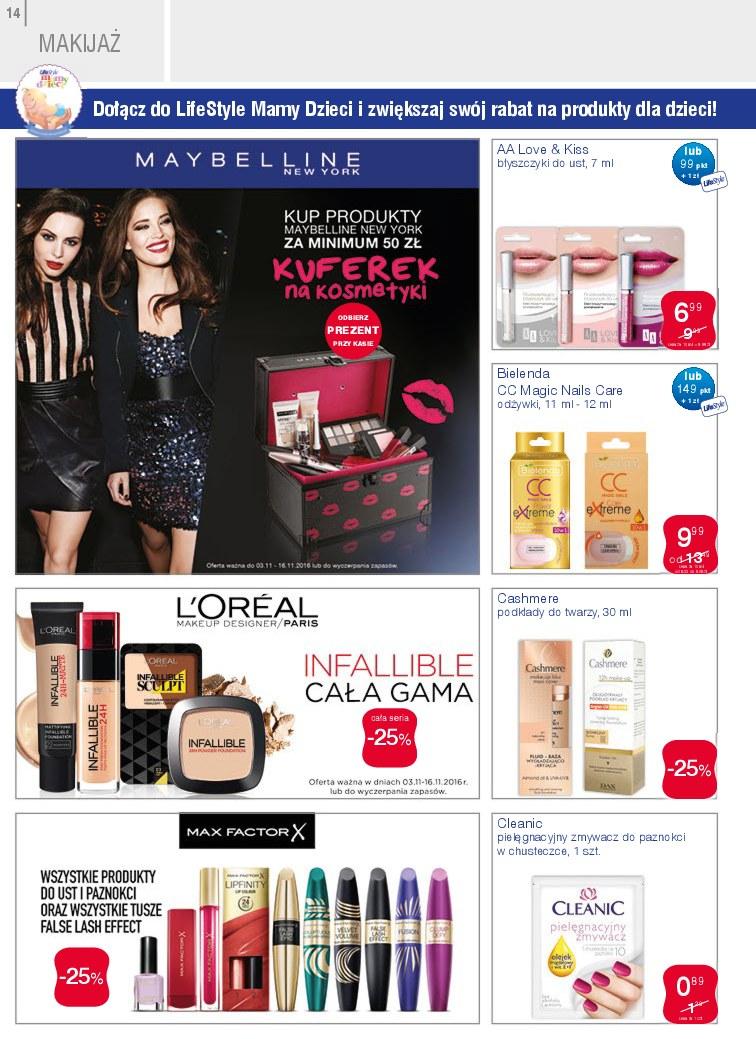 Gazetka promocyjna Superpharm do 16/11/2016 str.14