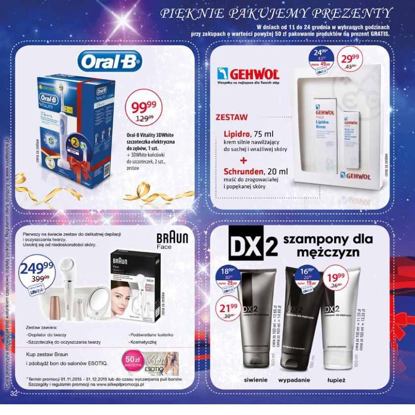 Gazetka promocyjna Superpharm do 24/12/2015 str.32