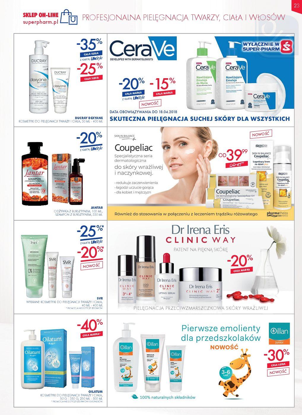 Gazetka promocyjna Superpharm do 18/04/2018 str.23