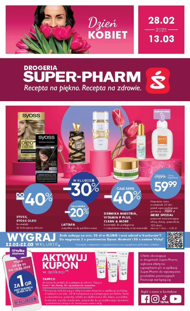 Gazetka promocyjna Superpharm do 13/03/2025 str.1