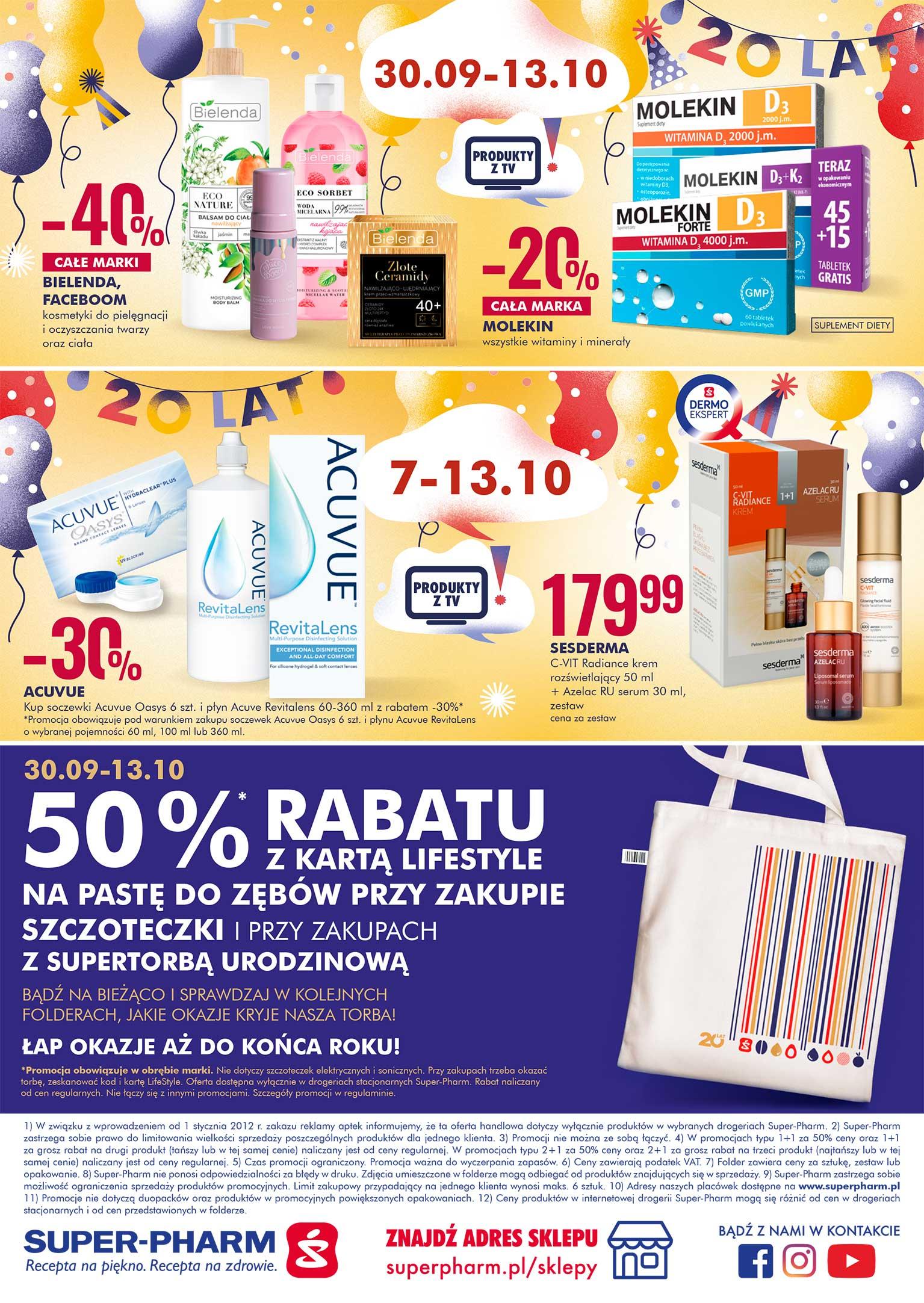 Gazetka promocyjna Superpharm do 13/10/2021 str.20