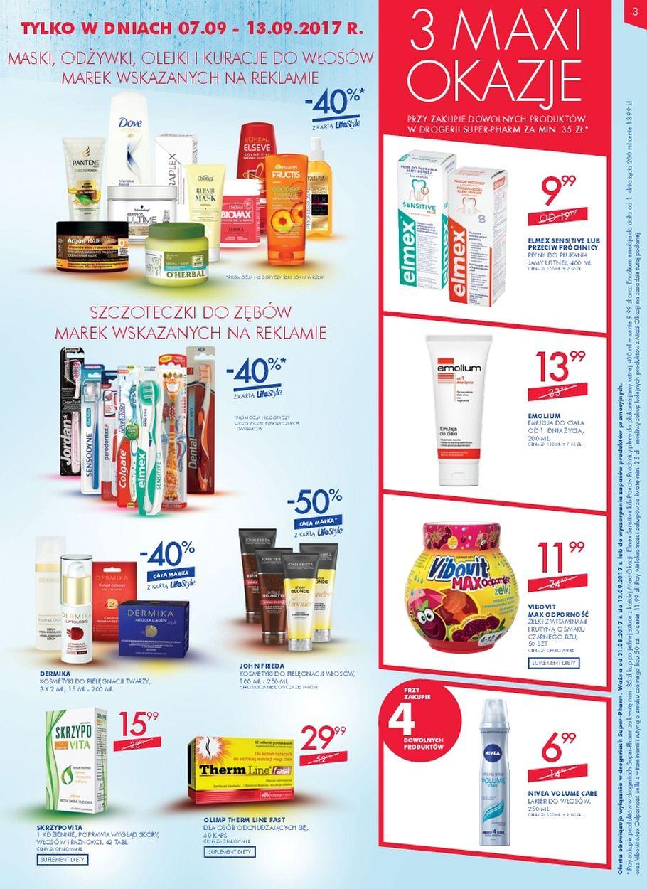 Gazetka promocyjna Superpharm do 13/09/2017 str.3
