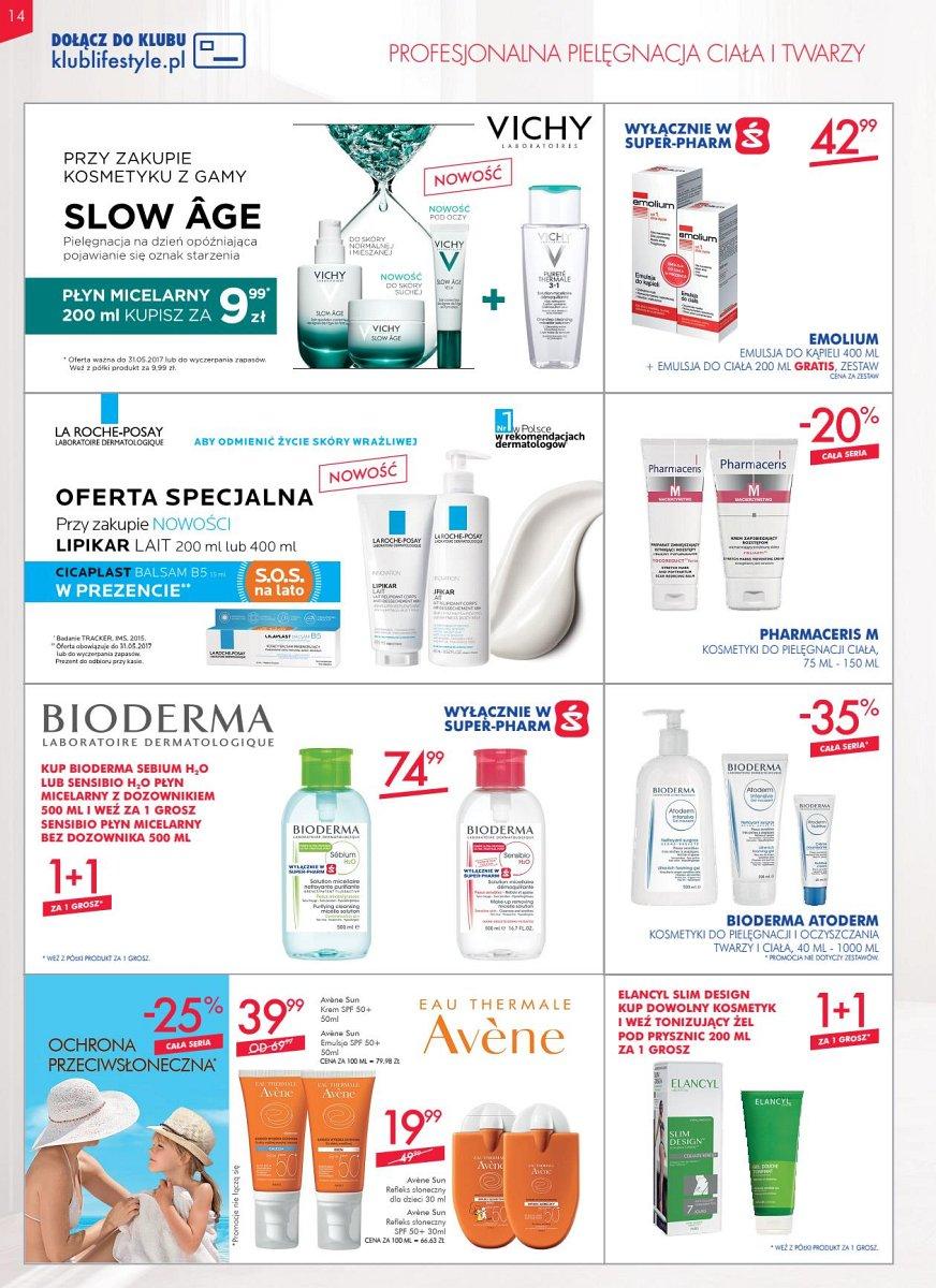 Gazetka promocyjna Superpharm do 31/05/2017 str.14