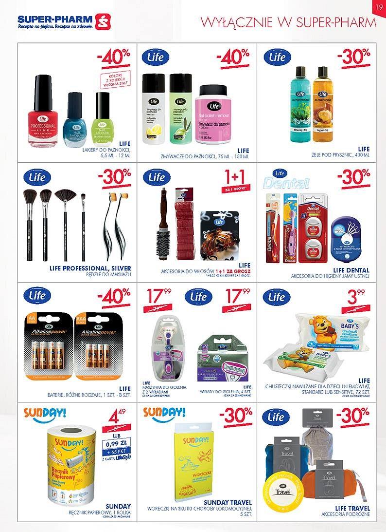 Gazetka promocyjna Superpharm do 03/05/2017 str.19