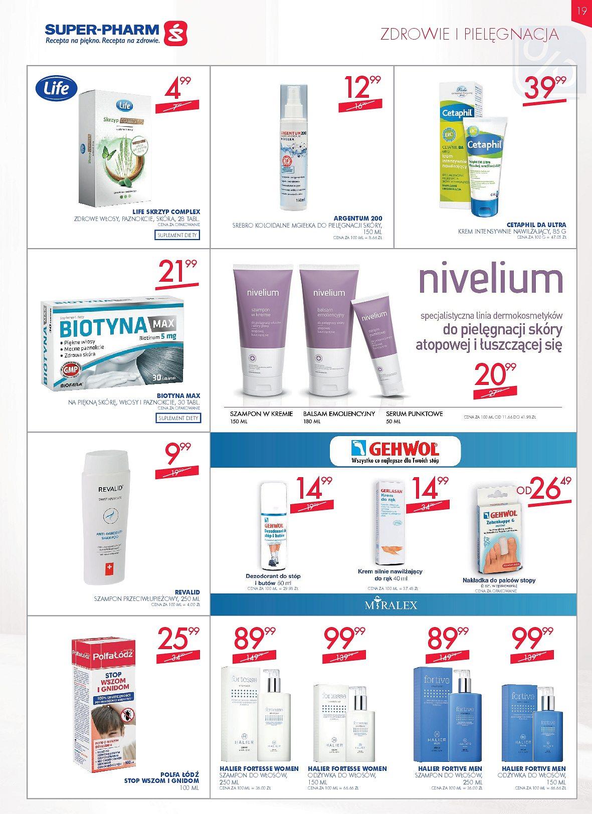 Gazetka promocyjna Superpharm do 02/05/2018 str.19