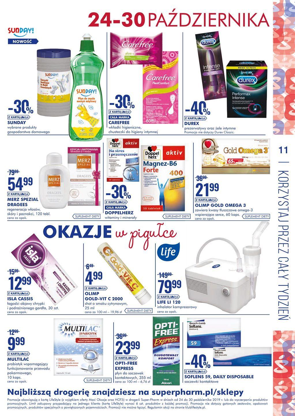 Gazetka promocyjna Superpharm do 30/10/2019 str.11