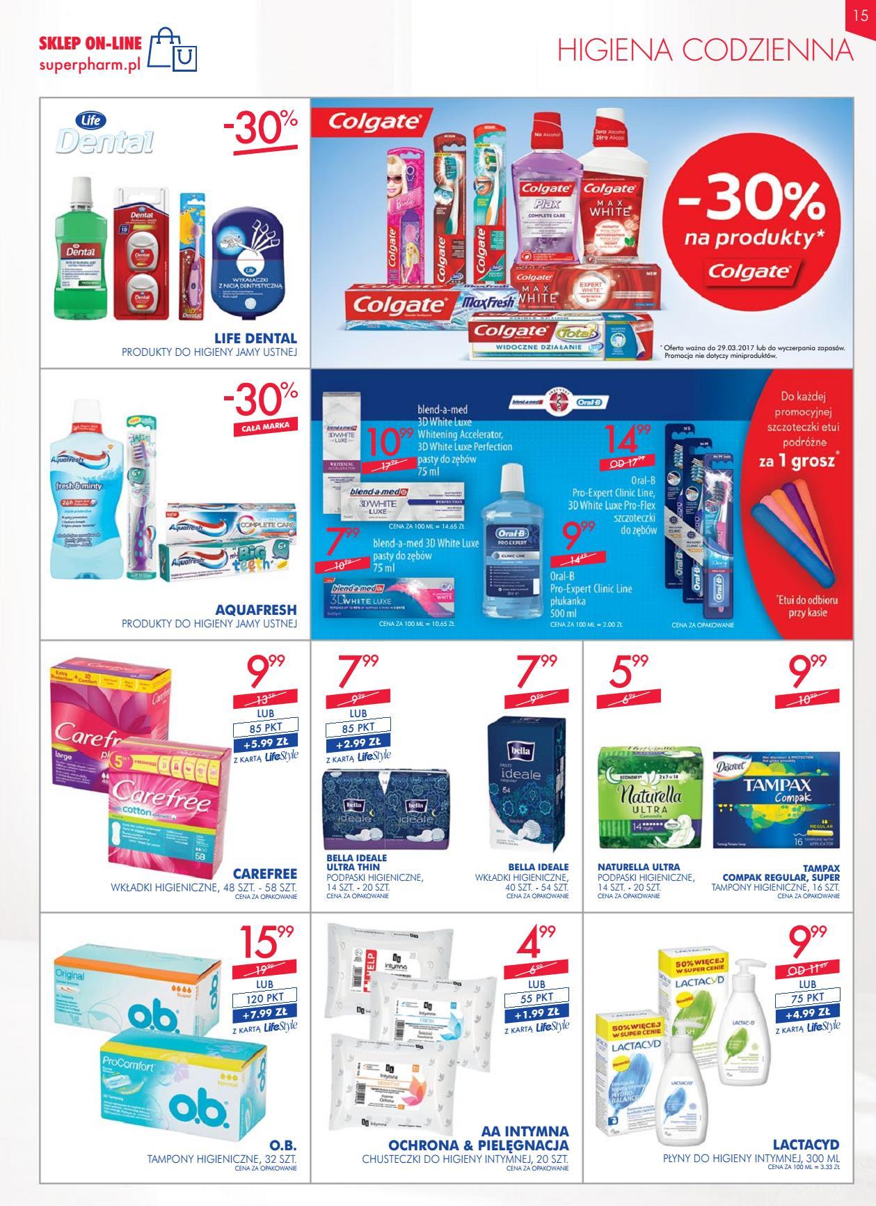 Gazetka promocyjna Superpharm do 29/03/2017 str.15