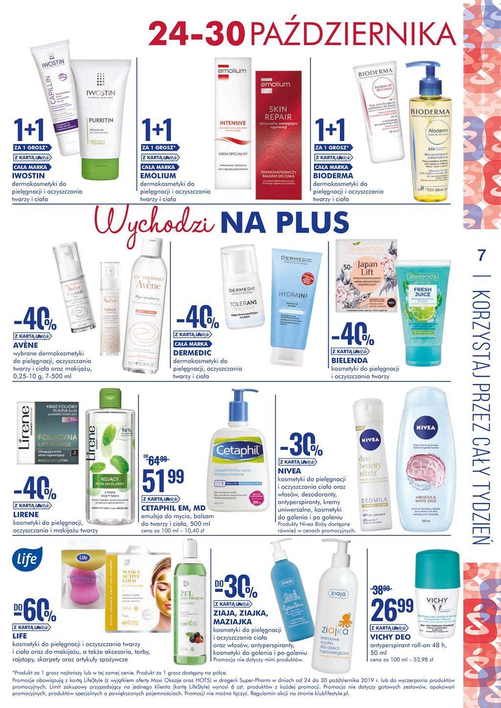 Gazetka promocyjna Superpharm do 30/10/2019 str.7