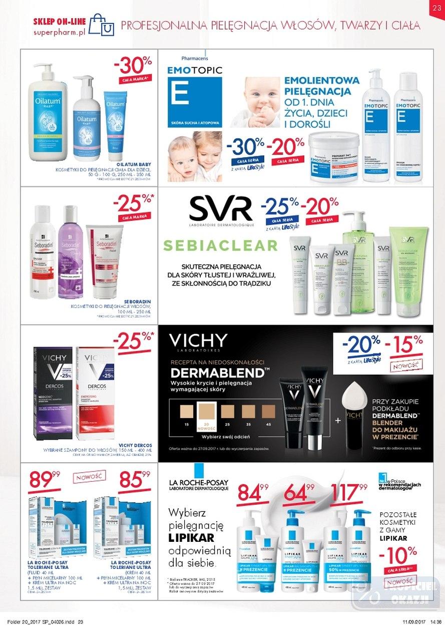 Gazetka promocyjna Superpharm do 27/09/2017 str.23