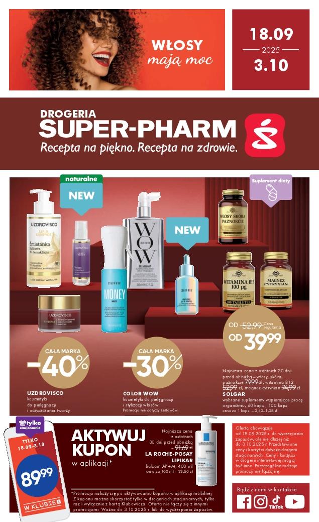Gazetka promocyjna Superpharm do 02/10/2025 str.1