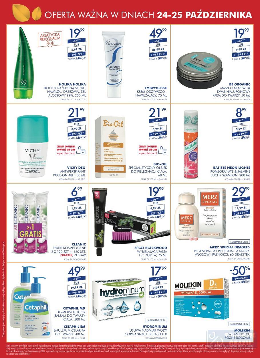 Gazetka promocyjna Superpharm do 25/10/2017 str.8