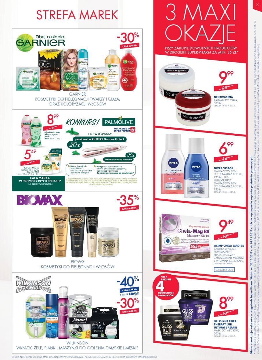 Gazetka promocyjna Superpharm do 01/11/2017 str.3