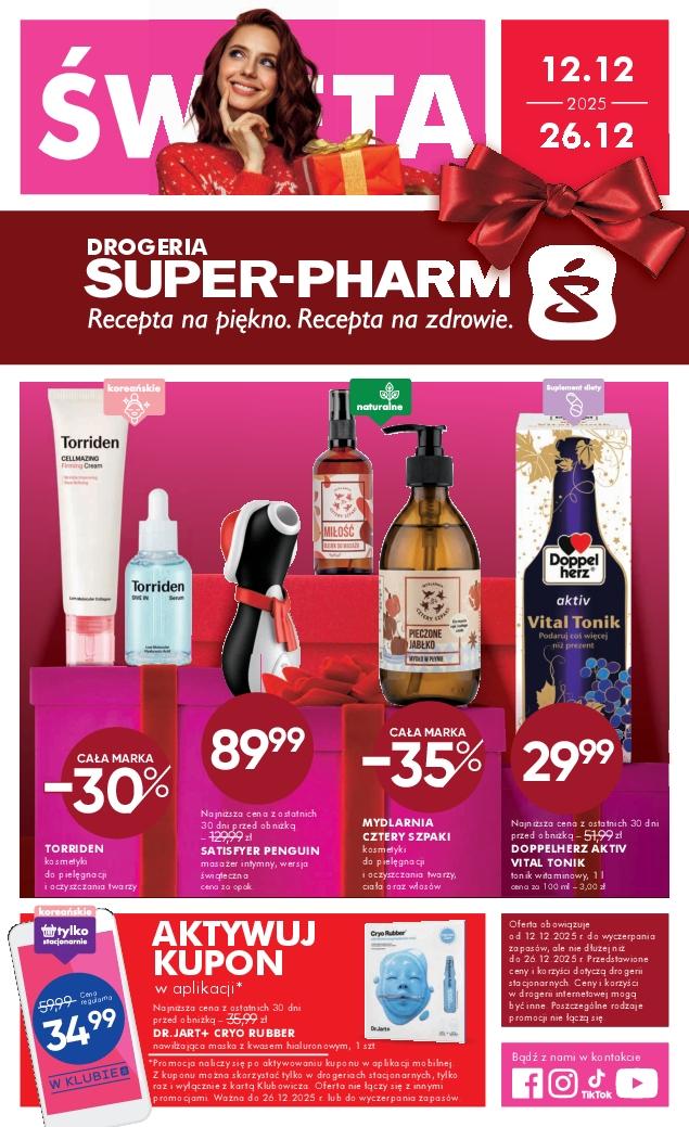 Gazetka promocyjna Superpharm do 26/12/2025 str.1