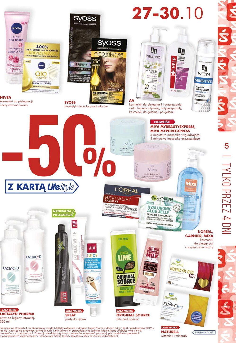 Gazetka promocyjna Superpharm do 30/10/2019 str.5