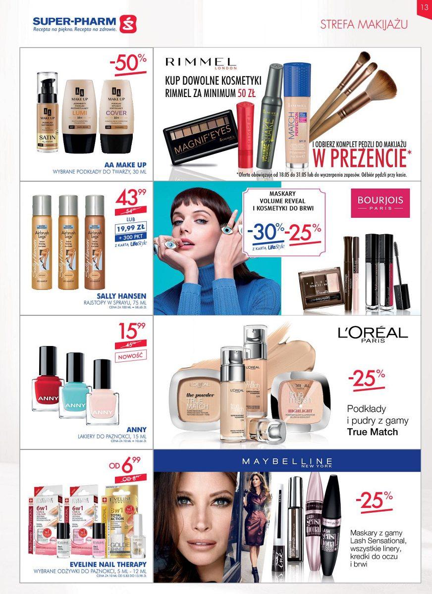 Gazetka promocyjna Superpharm do 31/05/2017 str.13
