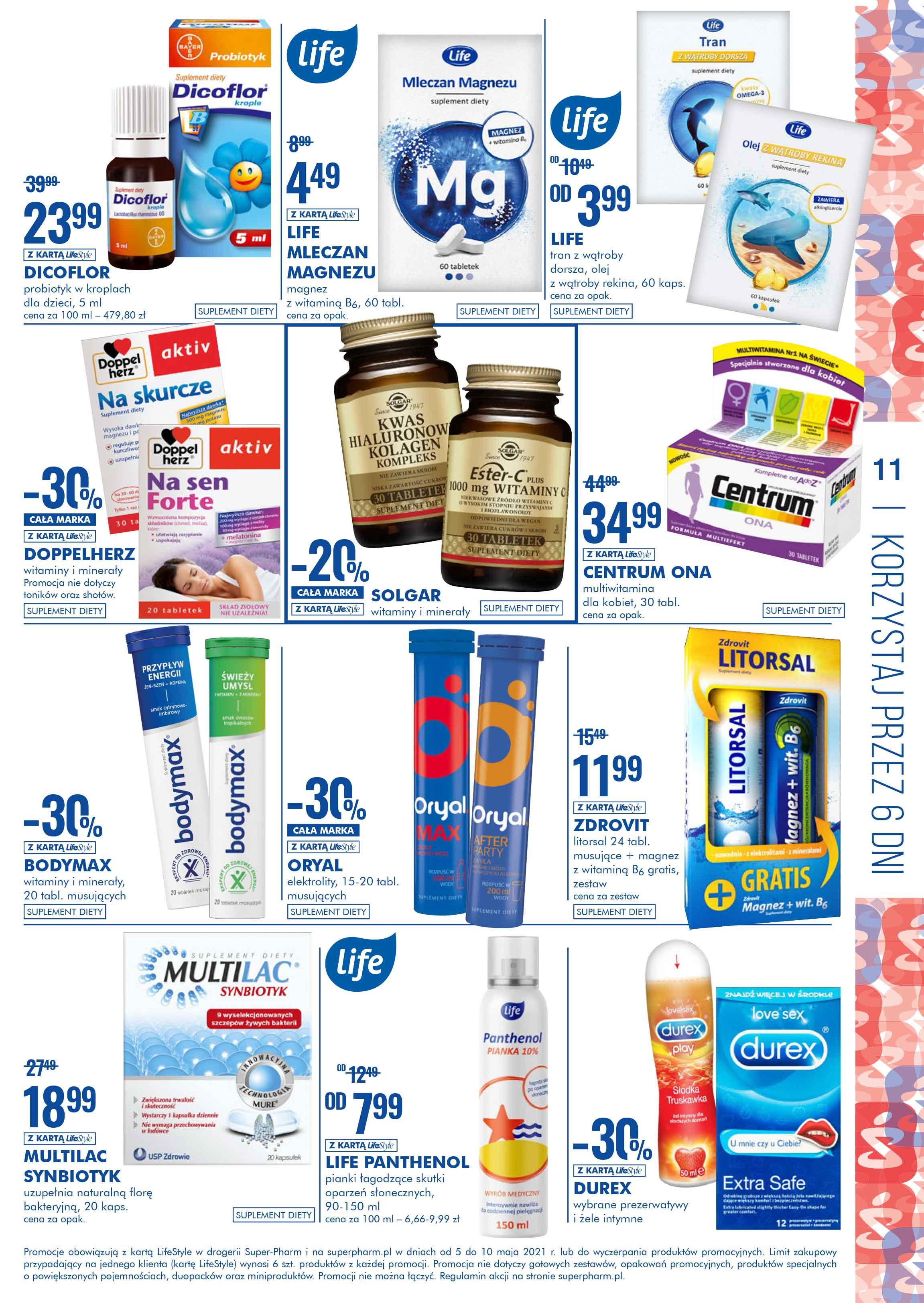Gazetka promocyjna Superpharm do 10/05/2021 str.11