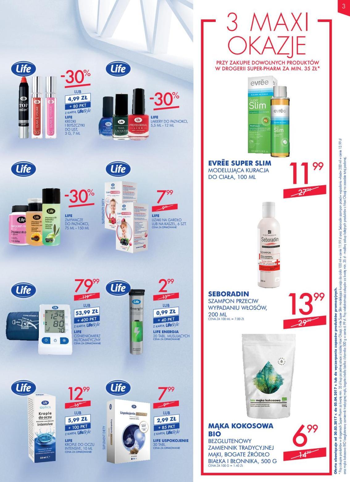 Gazetka promocyjna Superpharm do 05/04/2017 str.3