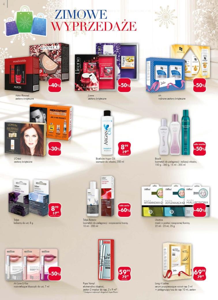 Gazetka promocyjna Superpharm do 18/01/2017 str.4