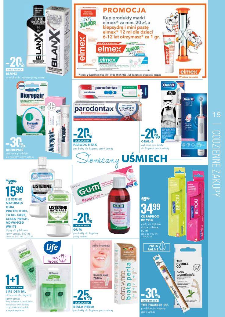 Gazetka promocyjna Superpharm do 14/09/2022 str.15