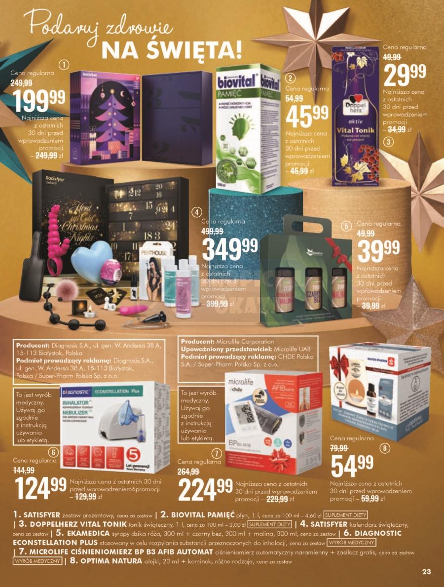 Gazetka promocyjna Superpharm do 24/12/2023 str.23