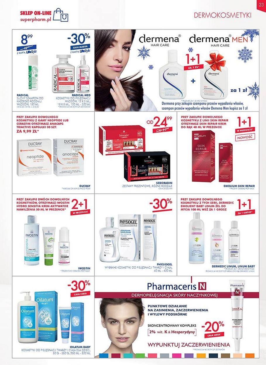 Gazetka promocyjna Superpharm do 13/12/2017 str.23
