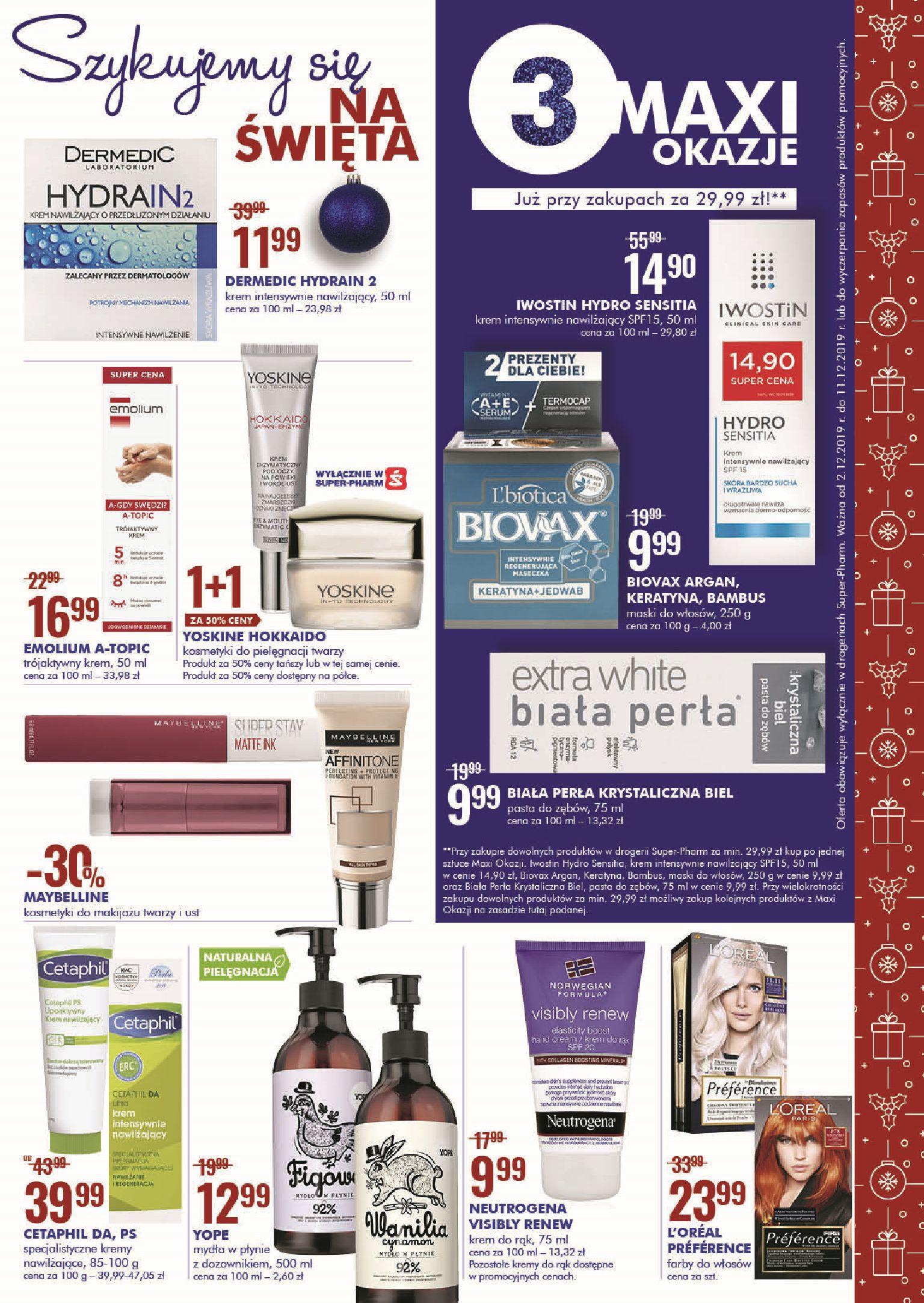 Gazetka promocyjna Superpharm do 11/12/2019 str.3