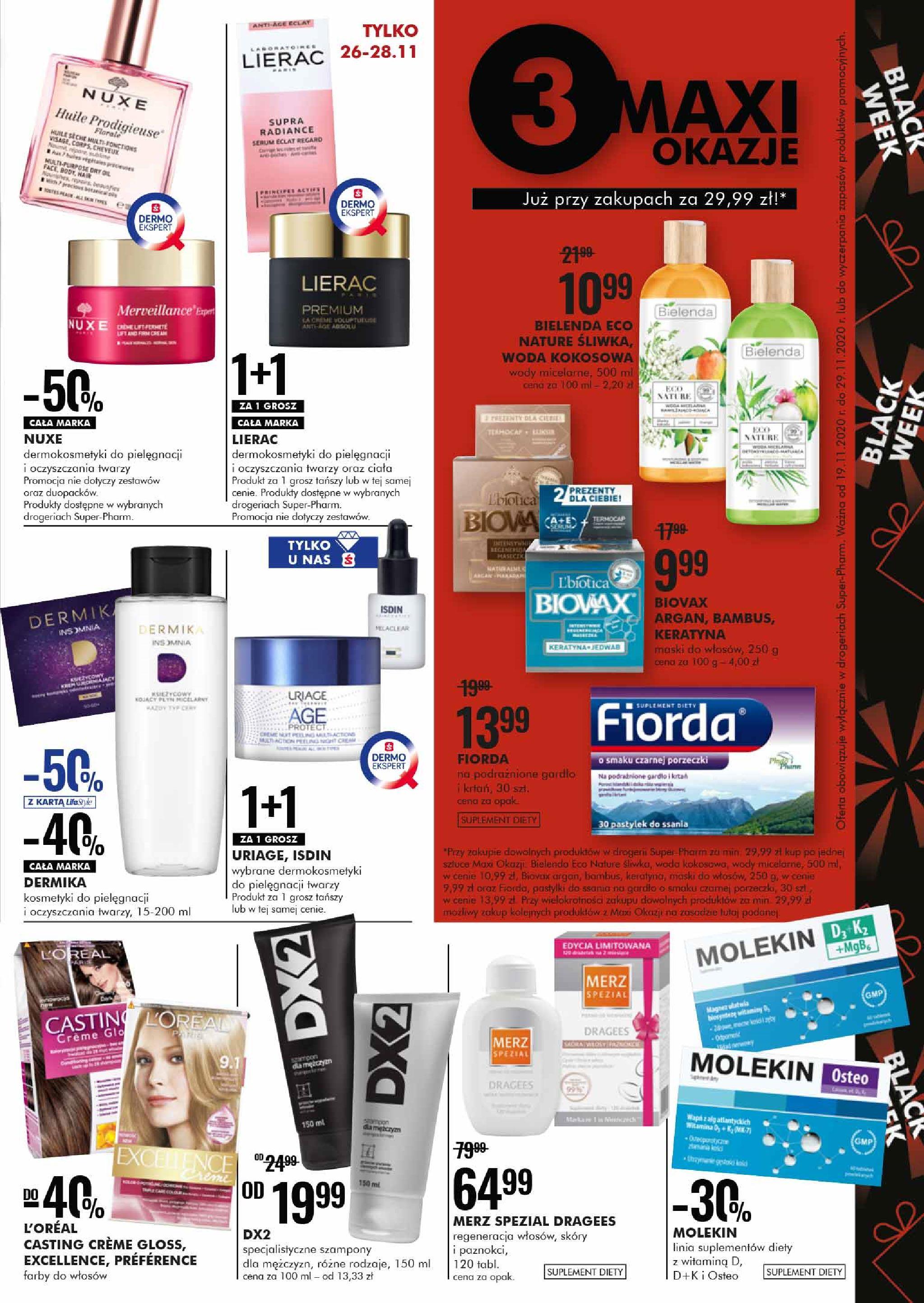 Gazetka promocyjna Superpharm do 29/11/2020 str.3