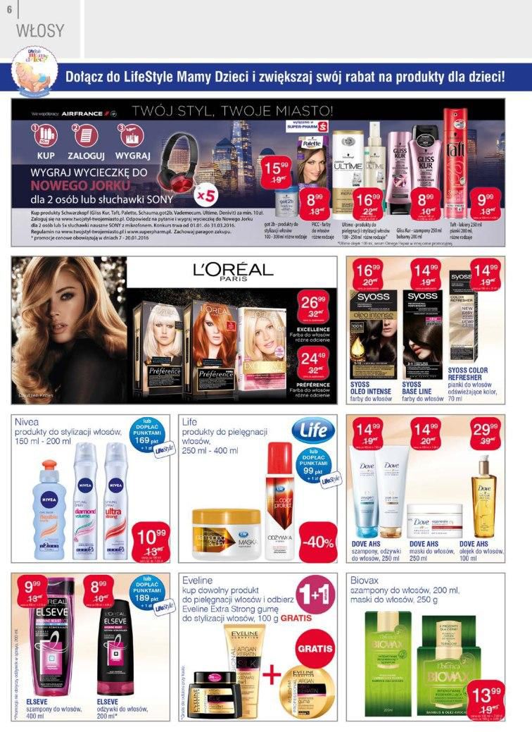 Gazetka promocyjna Superpharm do 20/01/2016 str.6