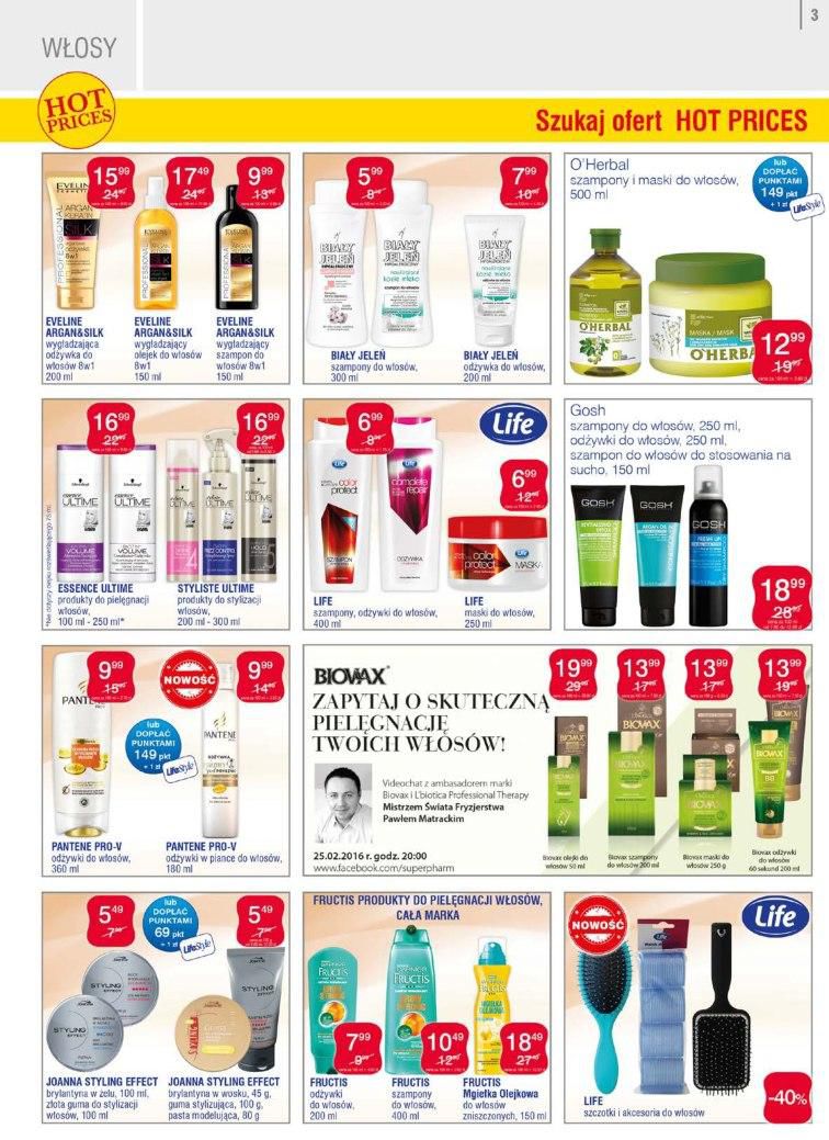 Gazetka promocyjna Superpharm do 02/03/2016 str.3