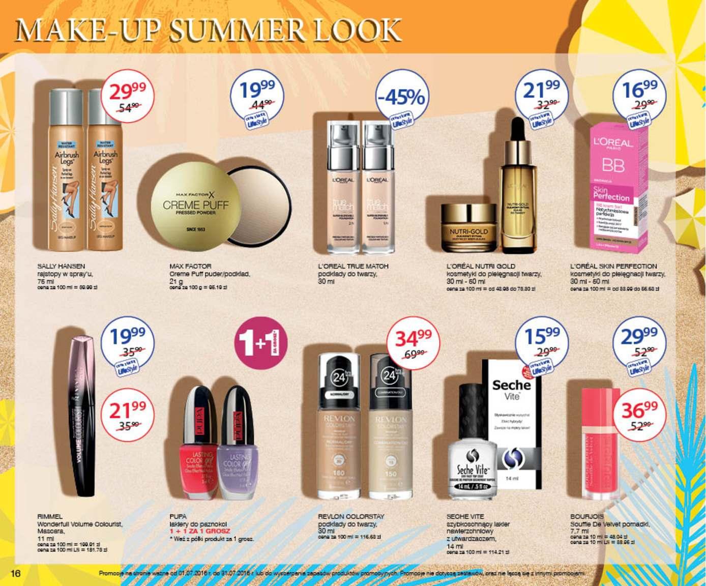 Gazetka promocyjna Superpharm do 31/07/2016 str.16