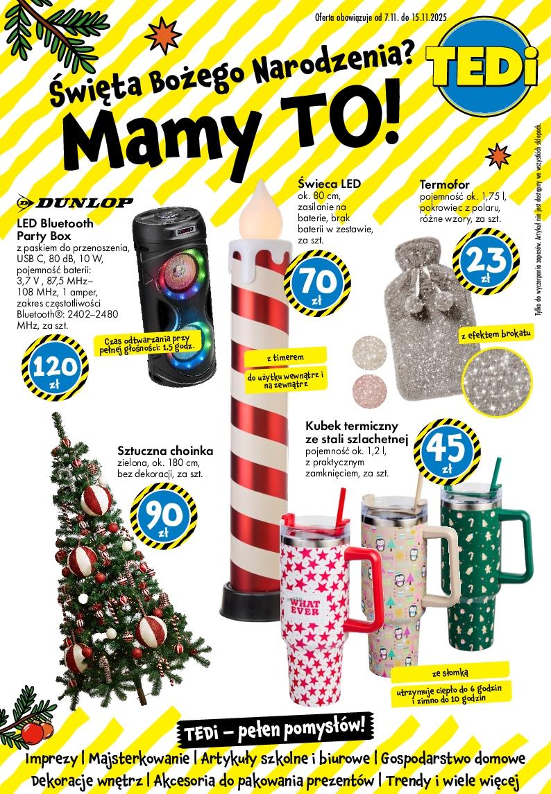Gazetka promocyjna TEDi do 15/11/2025 str.1