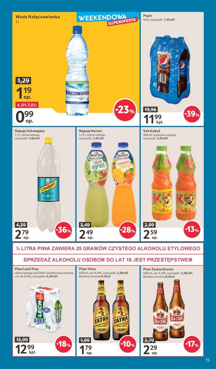 Gazetka promocyjna Tesco do 10/01/2018 str.15