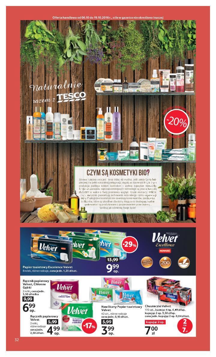 Gazetka promocyjna Tesco do 12/10/2016 str.32