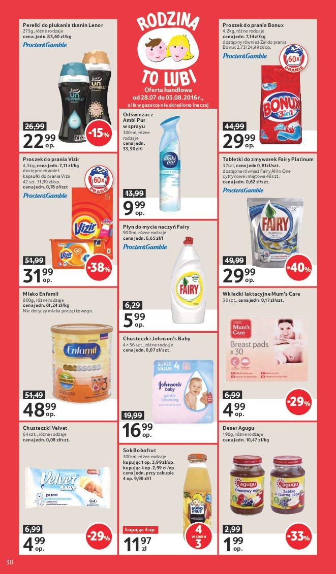 Gazetka promocyjna Tesco do 03/08/2016 str.30