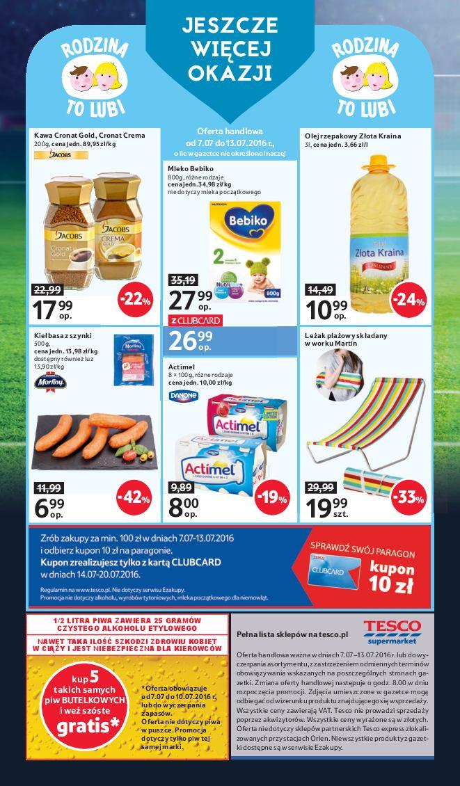 Gazetka promocyjna Tesco do 13/07/2016 str.16