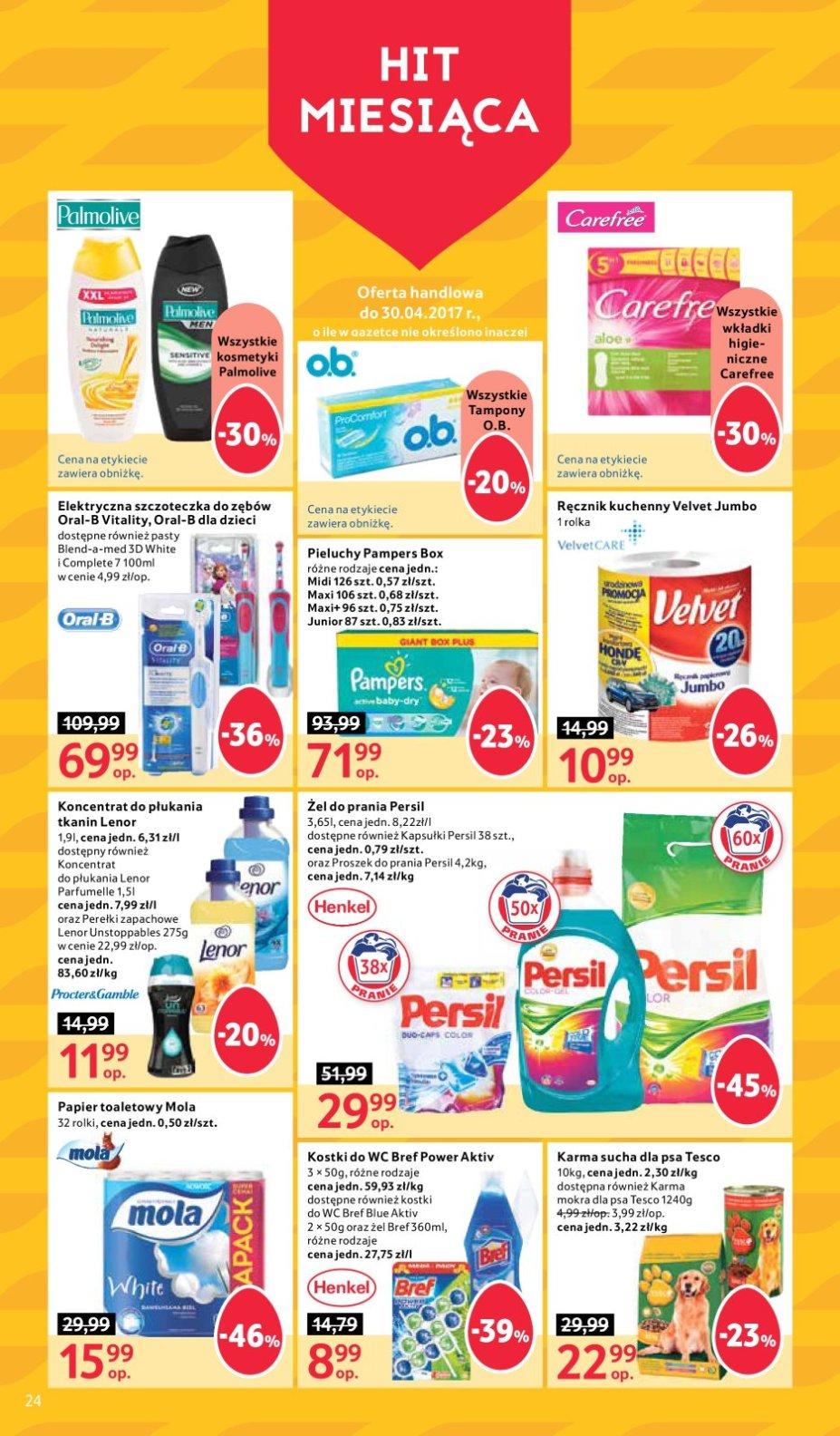 Gazetka promocyjna Tesco do 12/04/2017 str.24