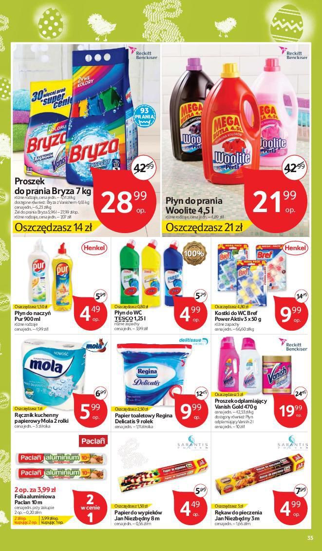 Gazetka promocyjna Tesco do 26/03/2016 str.35