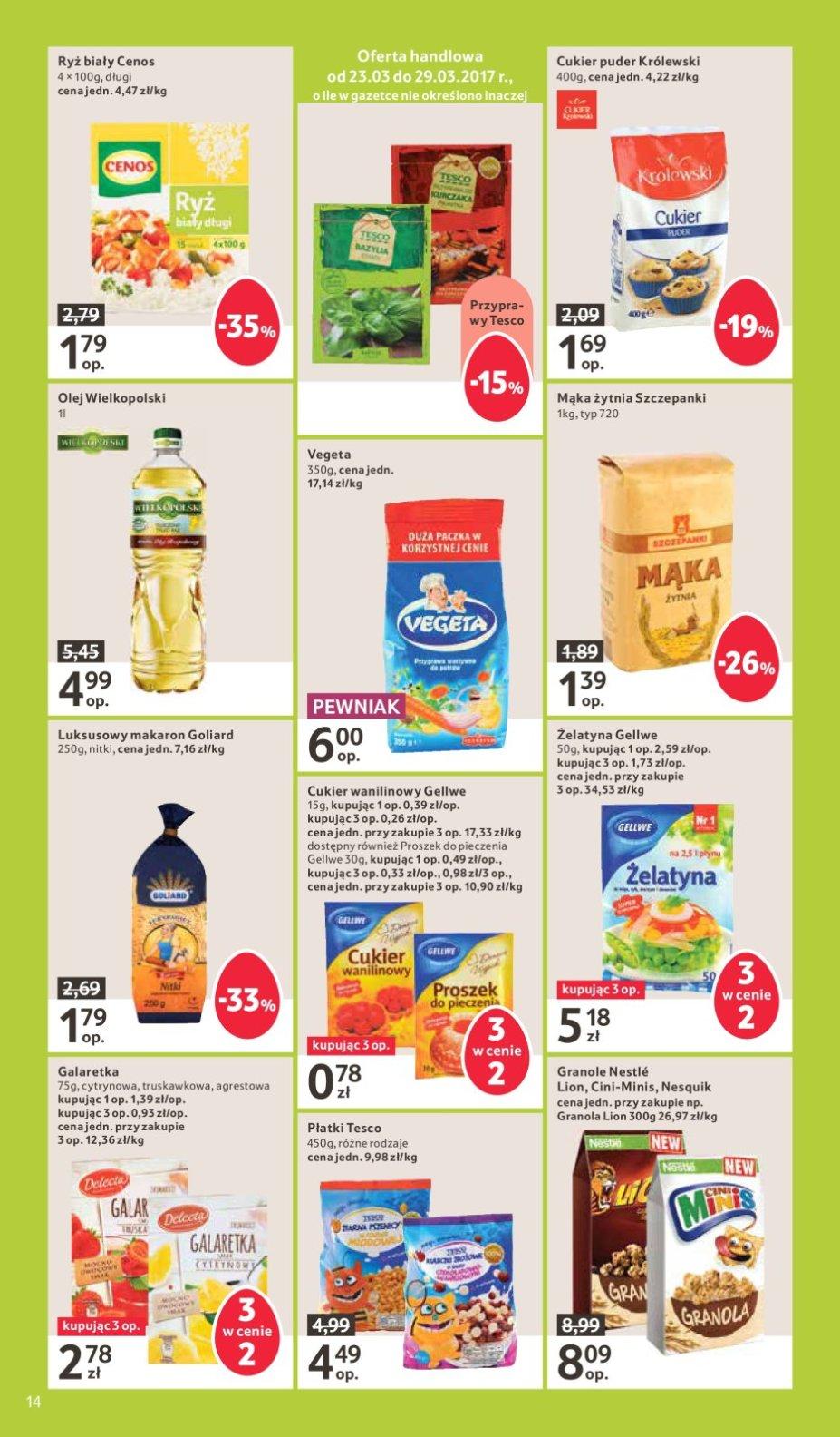 Gazetka promocyjna Tesco do 29/03/2017 str.14