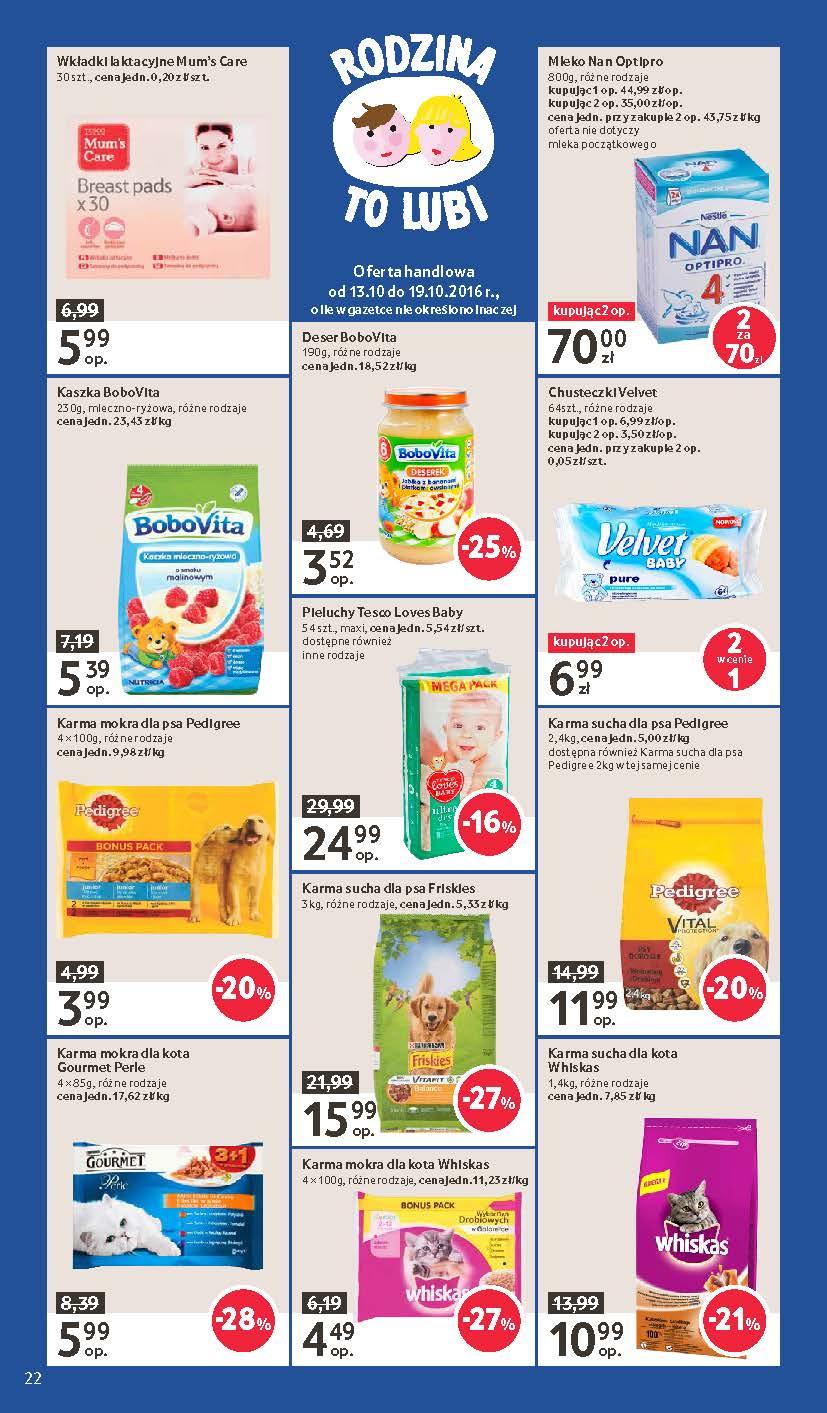 Gazetka promocyjna Tesco do 19/10/2016 str.22