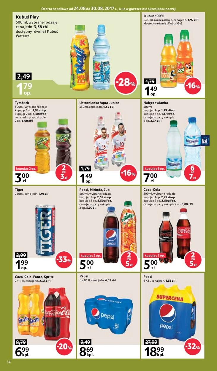 Gazetka promocyjna Tesco do 30/08/2017 str.14