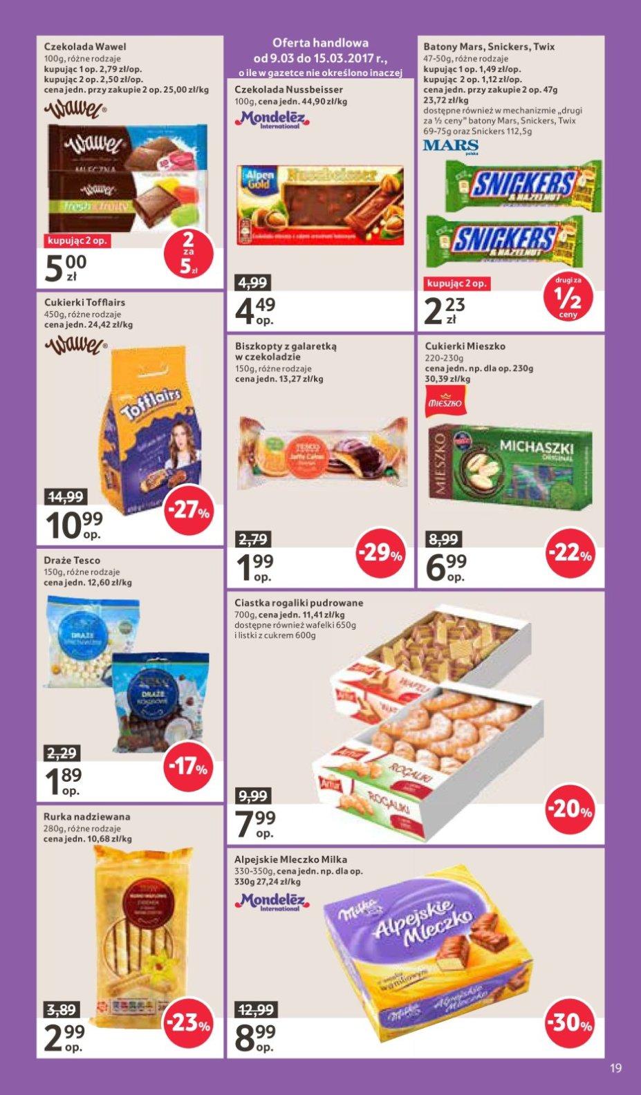 Gazetka promocyjna Tesco do 15/03/2017 str.19