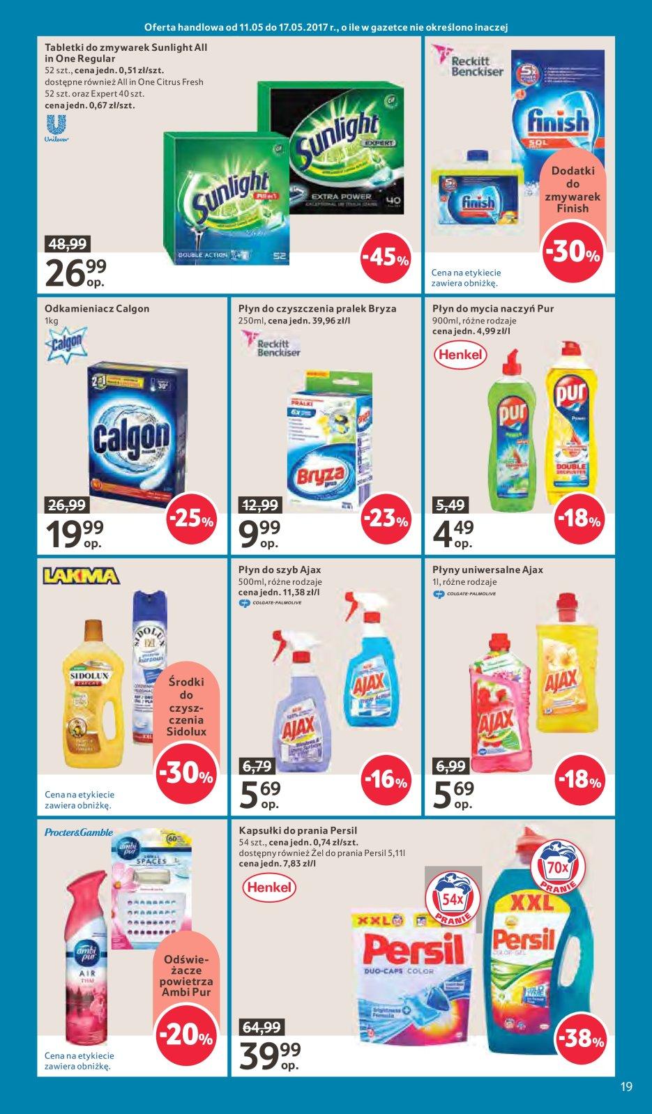 Gazetka promocyjna Tesco do 17/05/2017 str.19