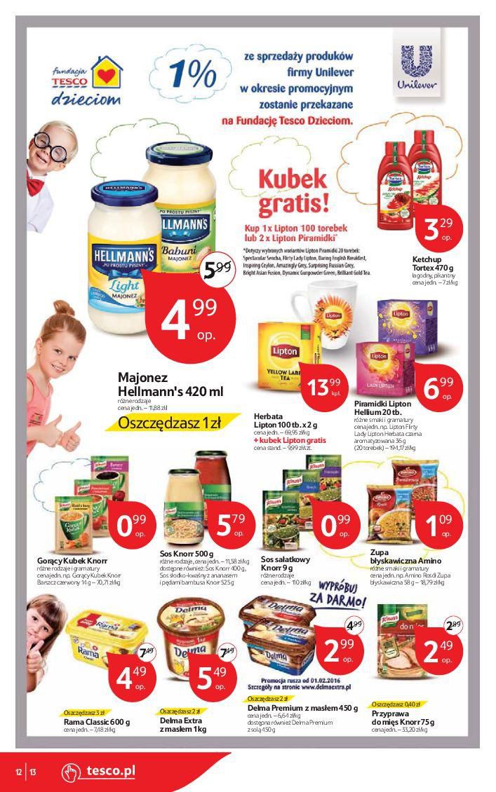 Gazetka promocyjna Tesco do 03/02/2016 str.12