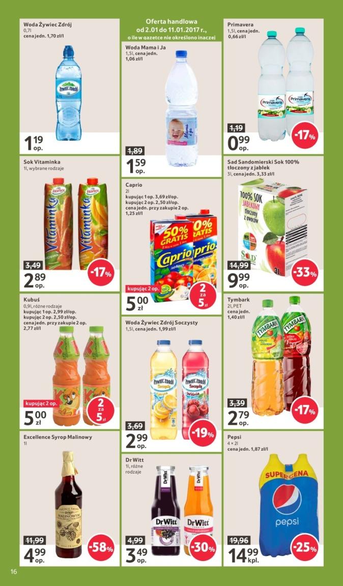 Gazetka promocyjna Tesco do 11/01/2017 str.16