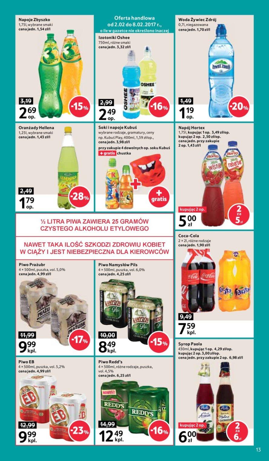 Gazetka promocyjna Tesco do 08/02/2017 str.13