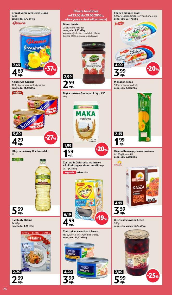 Gazetka promocyjna Tesco do 29/06/2016 str.26