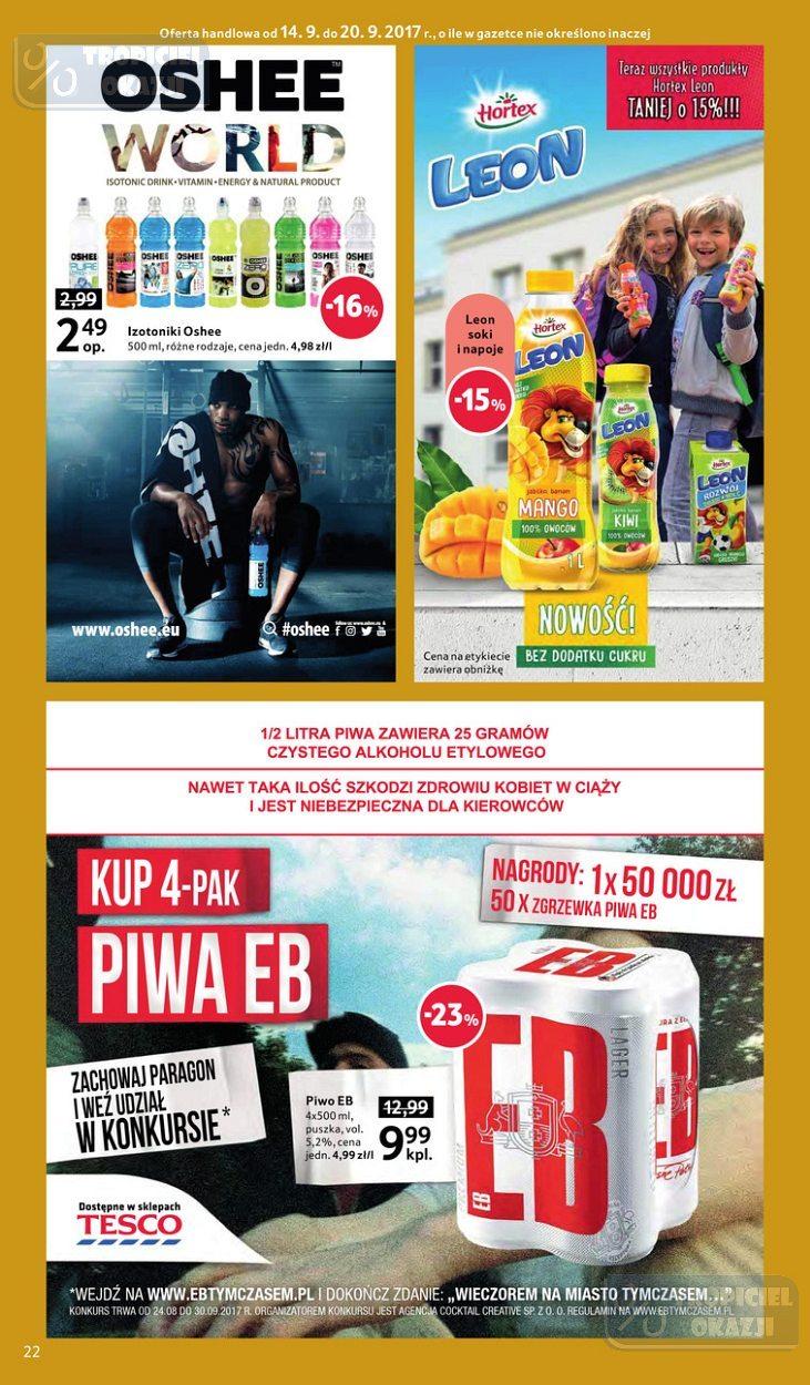 Gazetka promocyjna Tesco do 20/09/2017 str.22