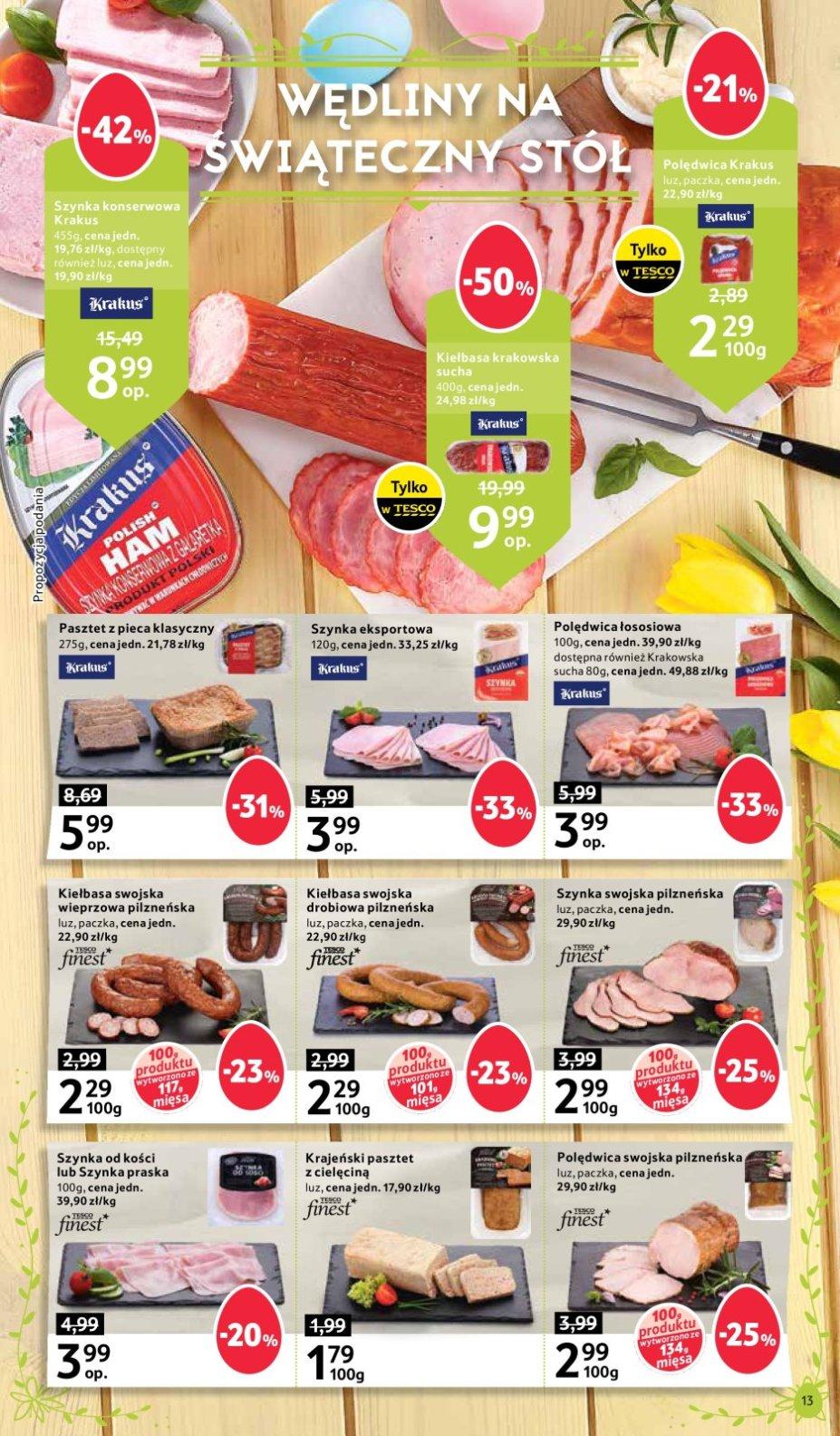 Gazetka promocyjna Tesco do 12/04/2017 str.13